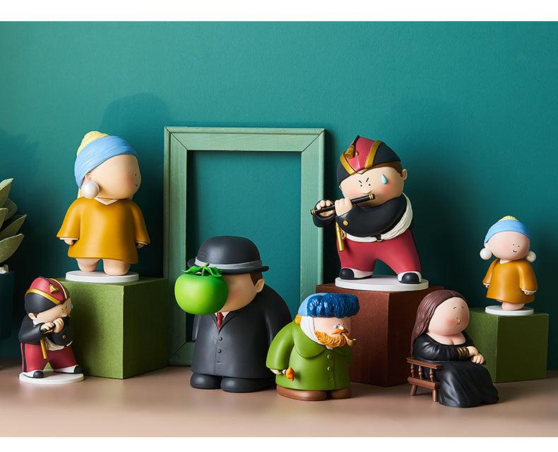 Famous Artwork Cartoon-ish Resin Sculpture - PAP Art Store