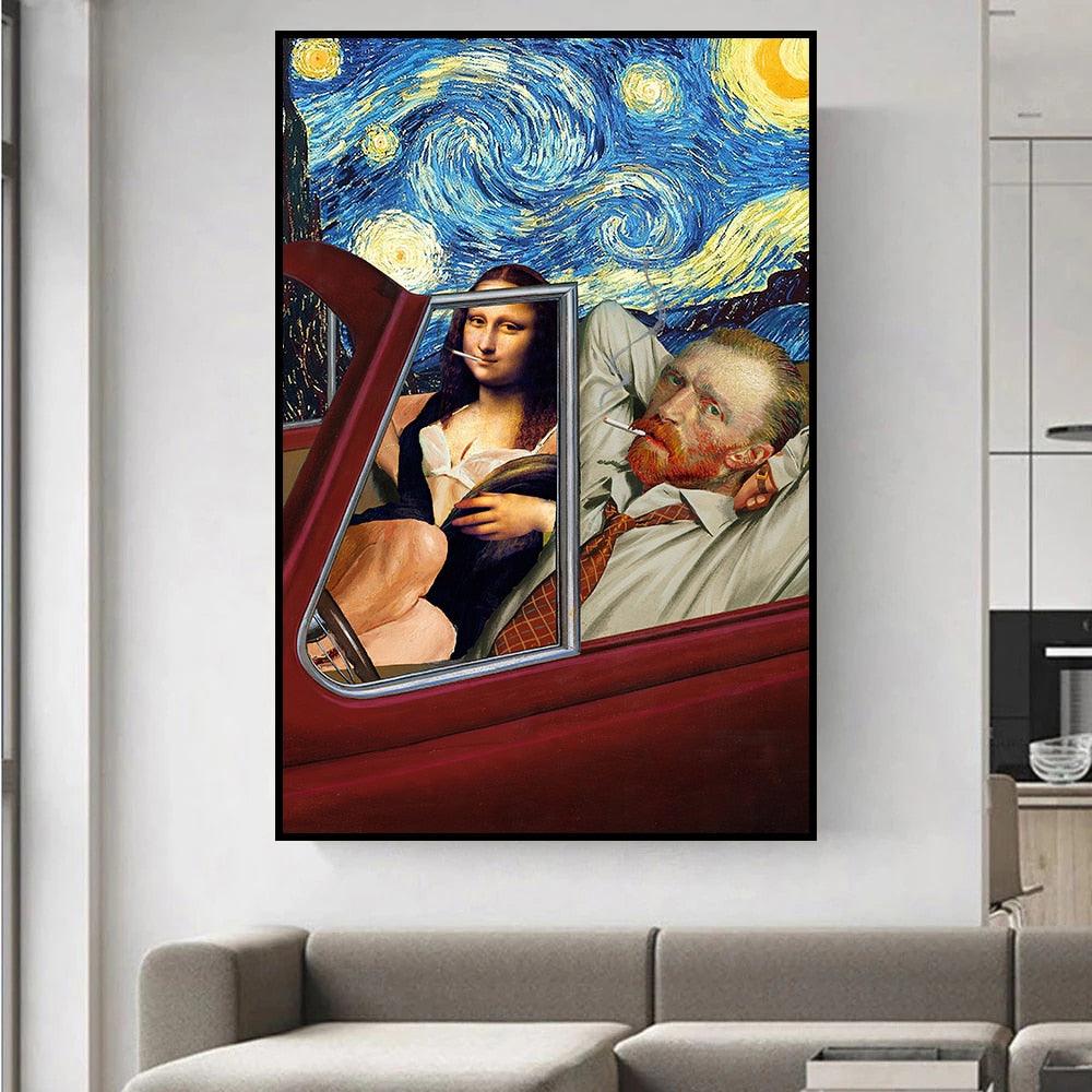 Funny Art Meme Wall Art Prints - PAP Art Store