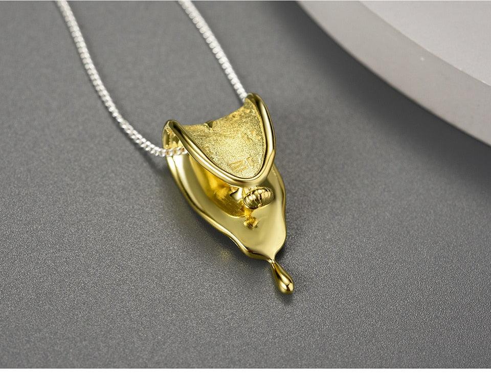 Dali's Melting Clock Inspired Necklace - PAP Art Store