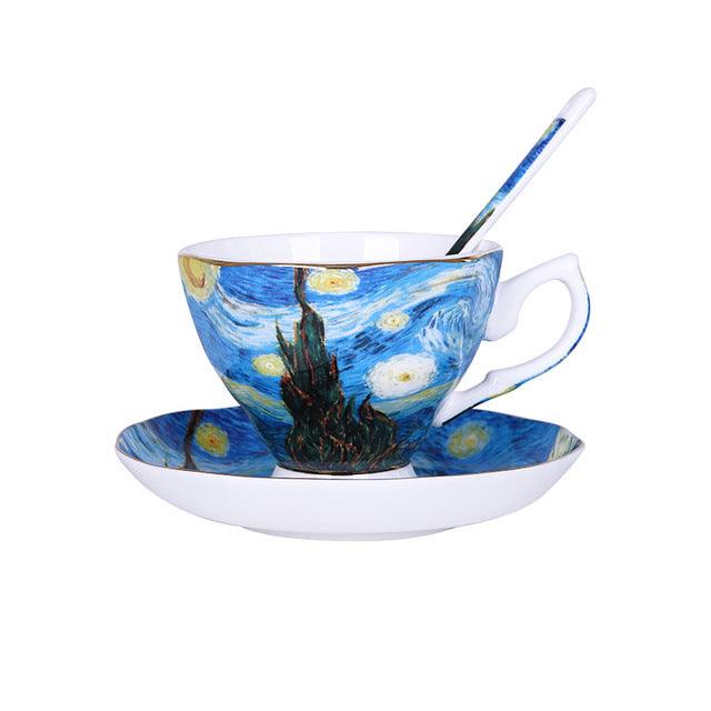 Exquisite Van Gogh Art Coffee Set - Art Store