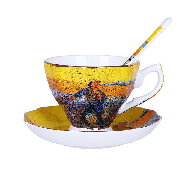 Exquisite Van Gogh Art Coffee Set - Art Store