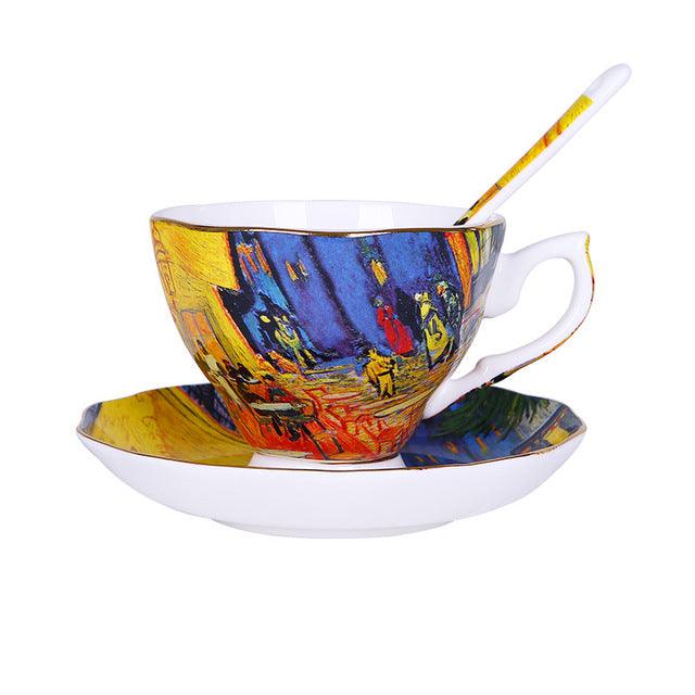 Exquisite Van Gogh Art Coffee Set - Art Store