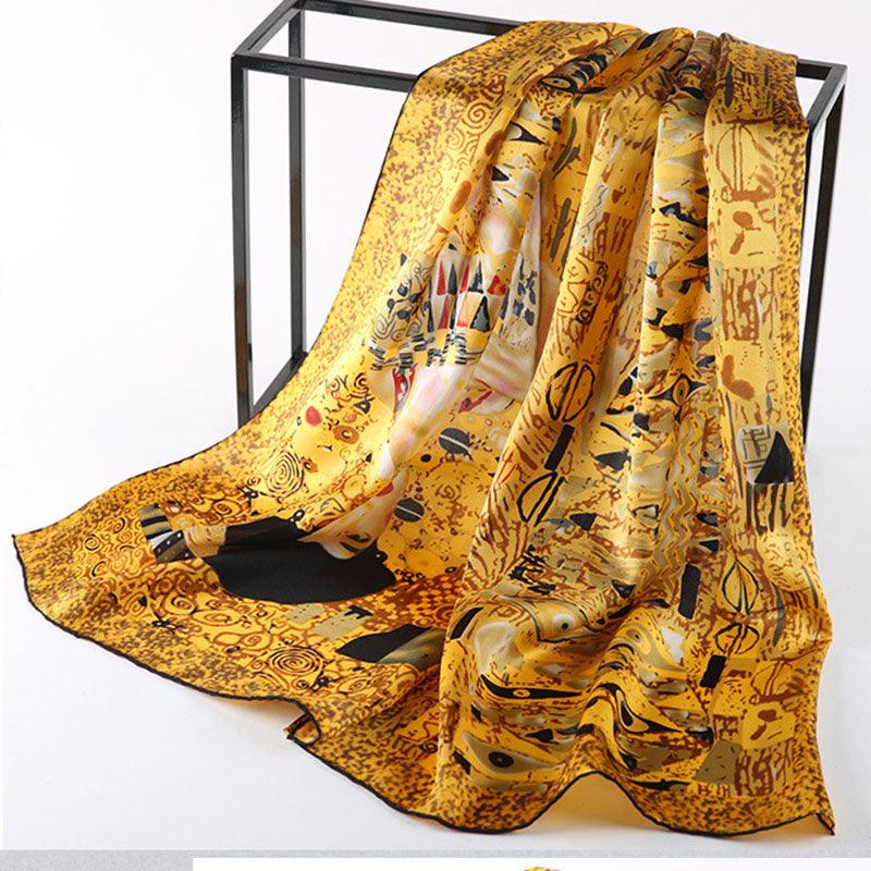 Famous Oil Paintings Inspired Silk Scarves - Art Store