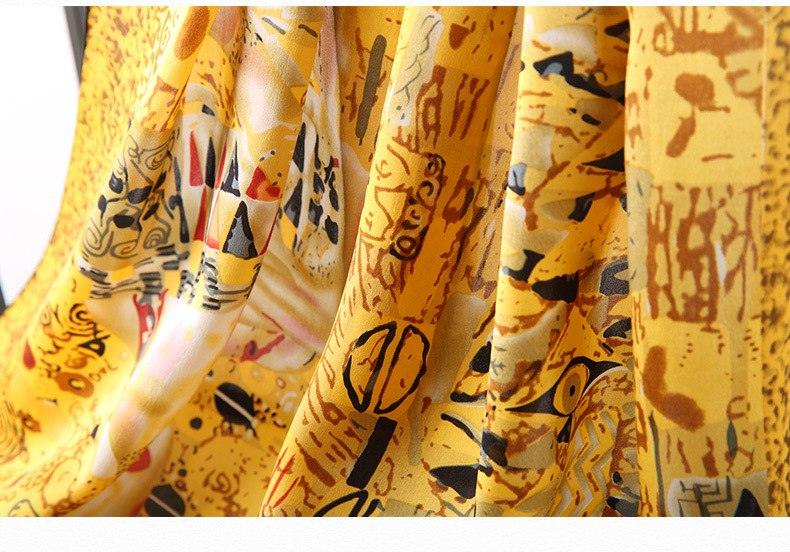 Famous Oil Paintings Inspired Silk Scarves - Art Store