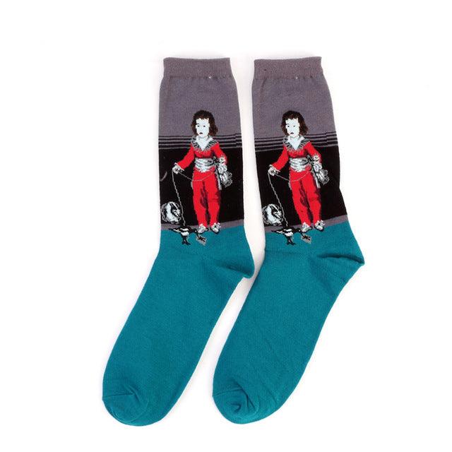 Novelty Popular Art Inspired Socks - Art Store