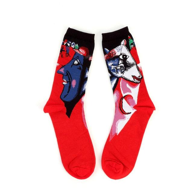 Novelty Popular Art Inspired Socks - Art Store