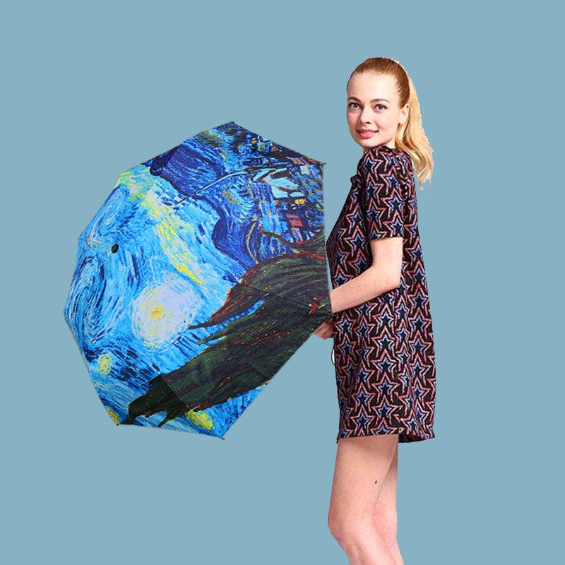 Van Gogh Oil Paintings Inspired Umbrellas - Art Store