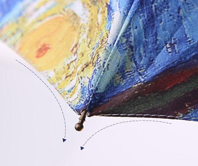 Van Gogh Oil Paintings Inspired Umbrellas - Art Store