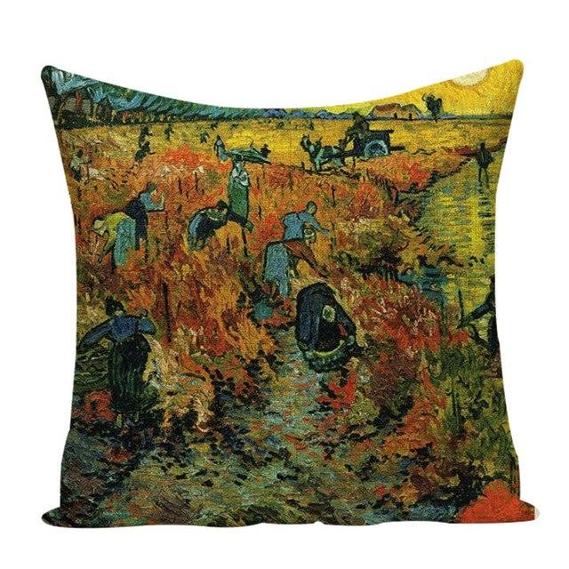 Colorful Impressionist Style Cushion Covers - Art Store