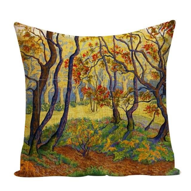 Colorful Impressionist Style Cushion Covers - Art Store