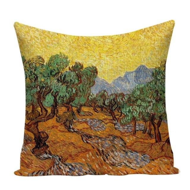 Colorful Impressionist Style Cushion Covers - Art Store