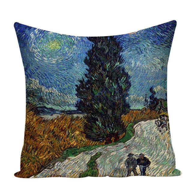 Colorful Impressionist Style Cushion Covers - Art Store