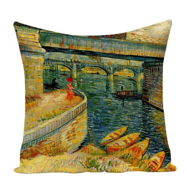 Colorful Impressionist Style Cushion Covers - Art Store