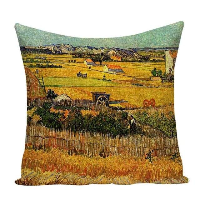 Colorful Impressionist Style Cushion Covers - Art Store