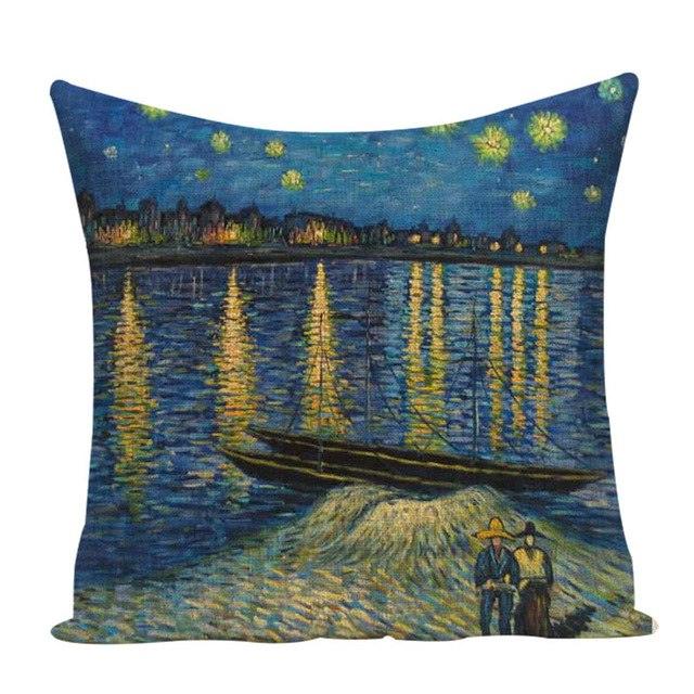 Colorful Impressionist Style Cushion Covers - Art Store