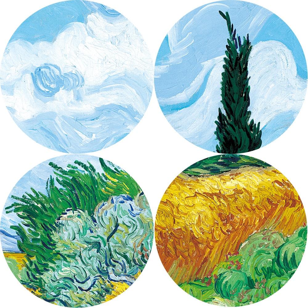 Van Gogh 'Wheatfield With Cypresses' Wall Art - Art Store