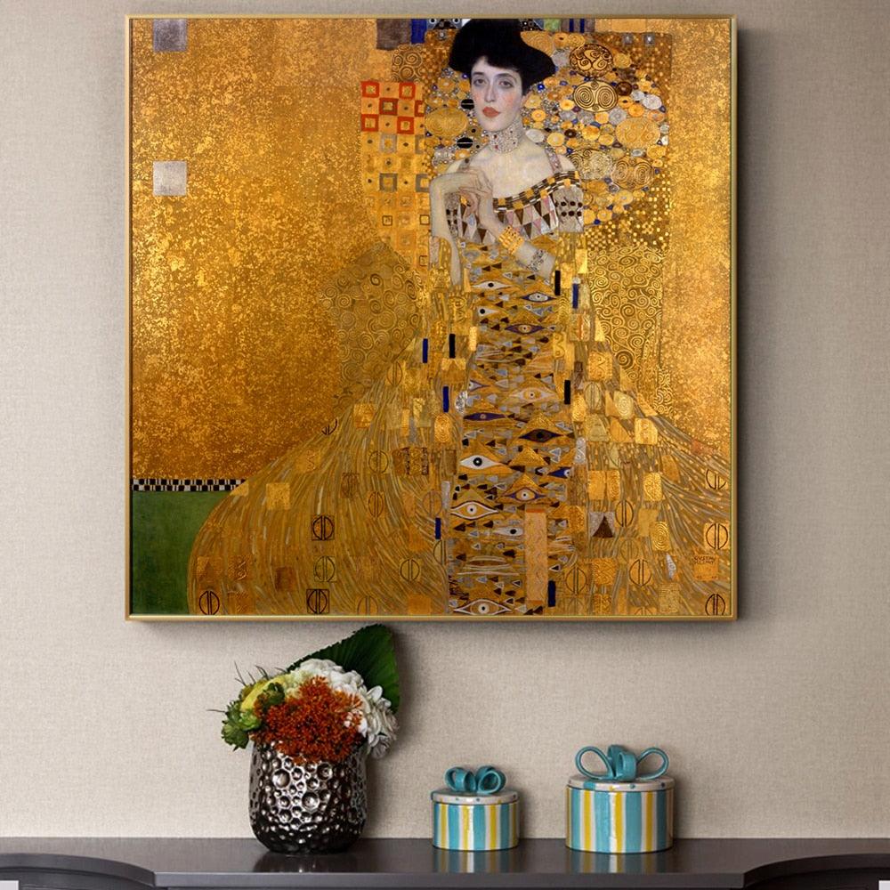 Gustav Klimt 'Portrait Of Adele Bloch' Wall Art - Art Store