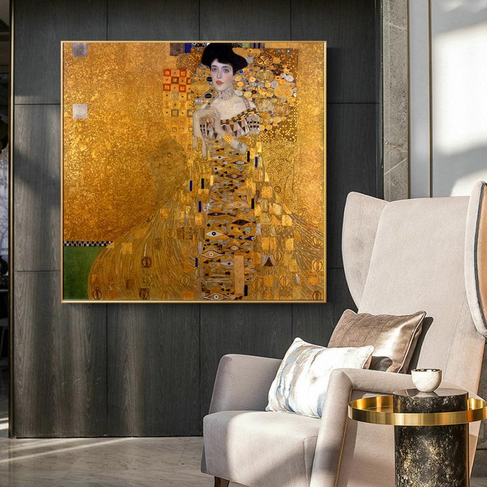 Gustav Klimt 'Portrait Of Adele Bloch' Wall Art - Art Store