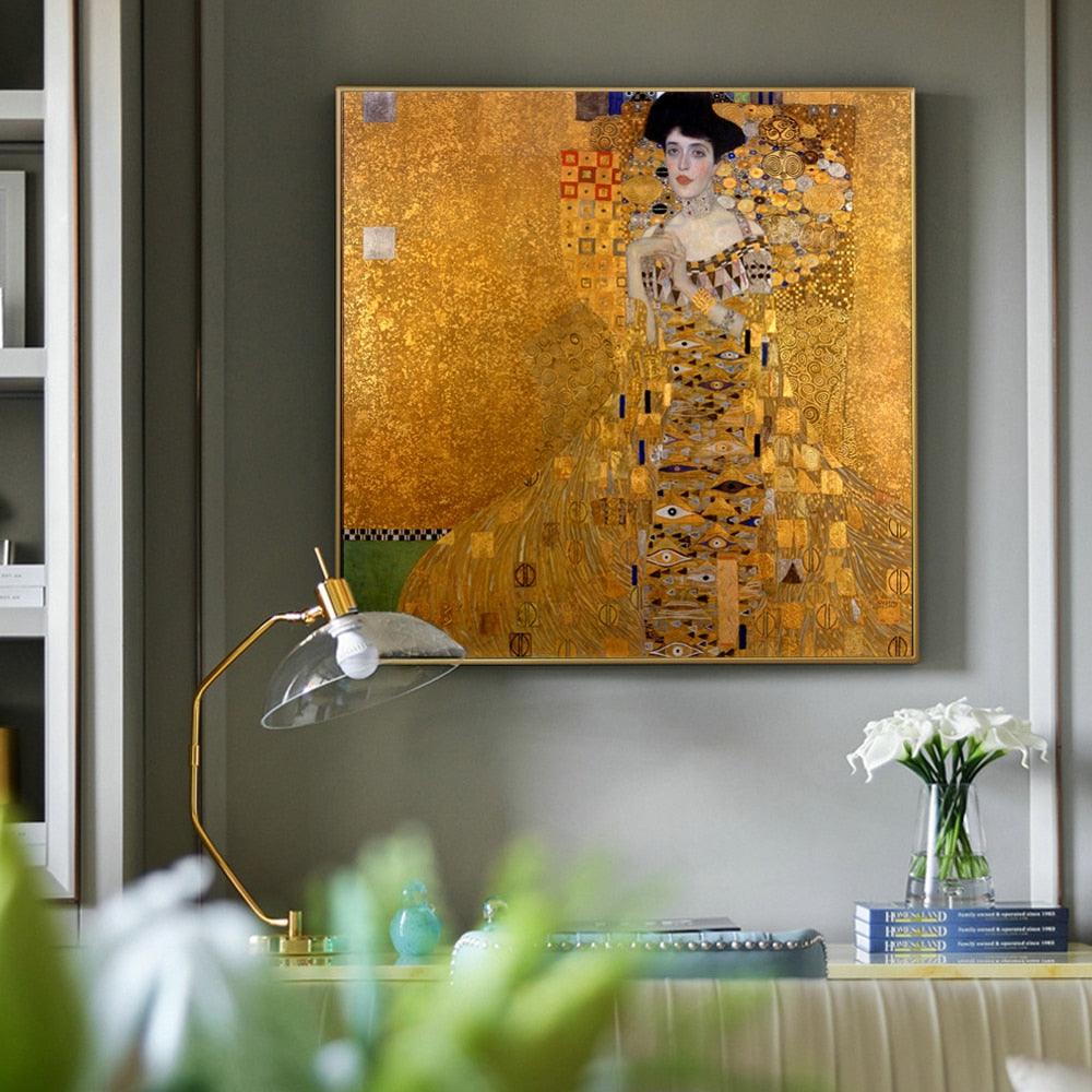 Gustav Klimt 'Portrait Of Adele Bloch' Wall Art - Art Store