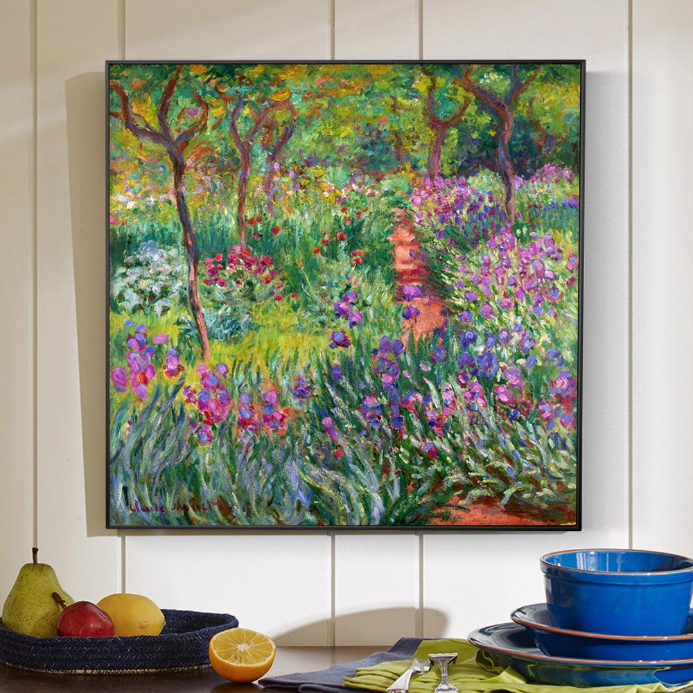 Claude Monet 'The Artist's Garden at Giverny'  Wall Art - Art Store