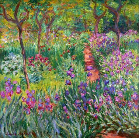 Claude Monet 'The Artist's Garden at Giverny'  Wall Art - Art Store