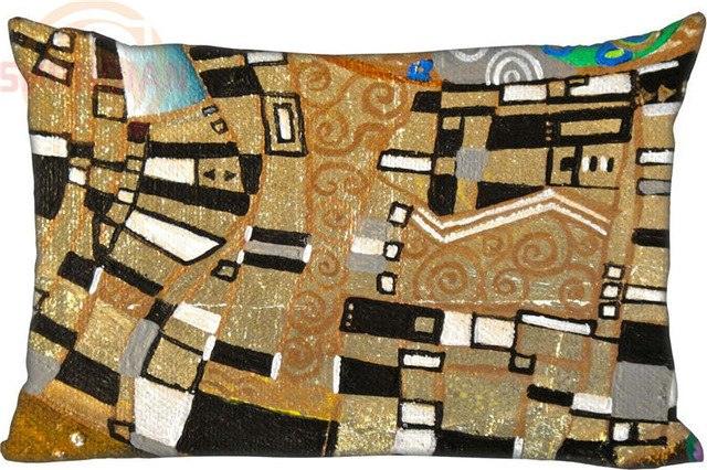 Gustav Klimt Inspired Rectangle Pillow Case - Art Store