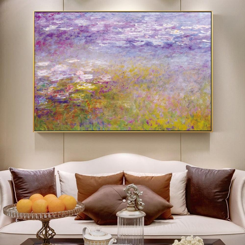 Claude Monet 'Water Lilies'  Impressionist Wall Art - Art Store