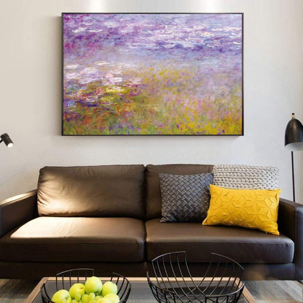 Claude Monet 'Water Lilies'  Impressionist Wall Art - Art Store