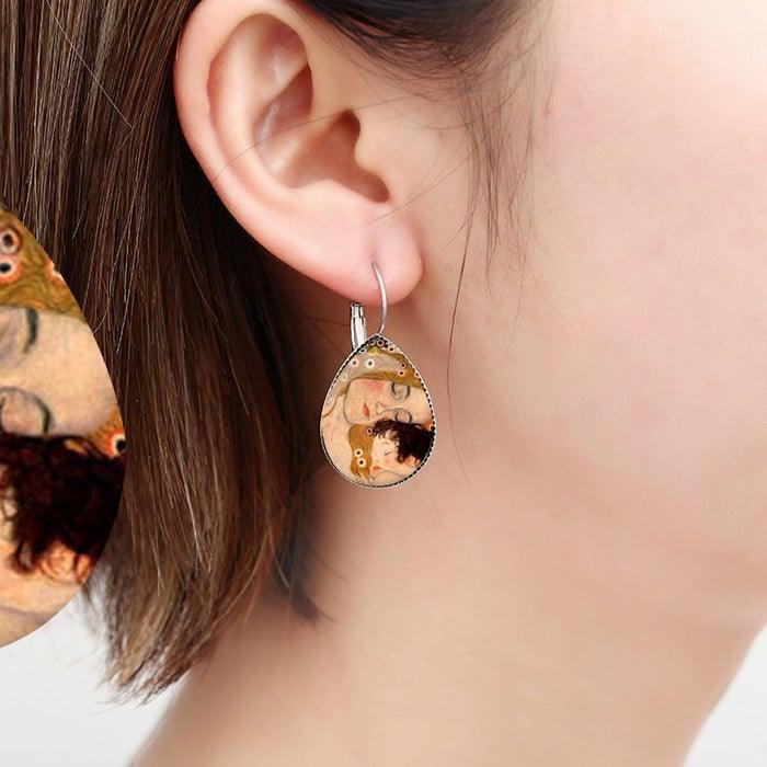 Klimt & Gogh Artworks Inspired Earrings - PAP Art Store