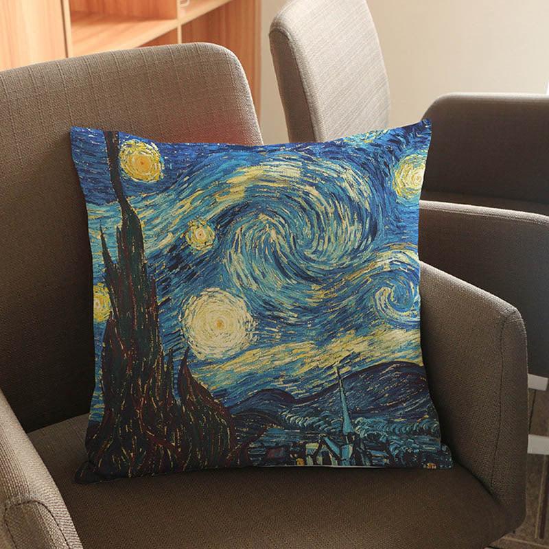 Van Gogh Paintings Inspired Pillow Case - Art Store