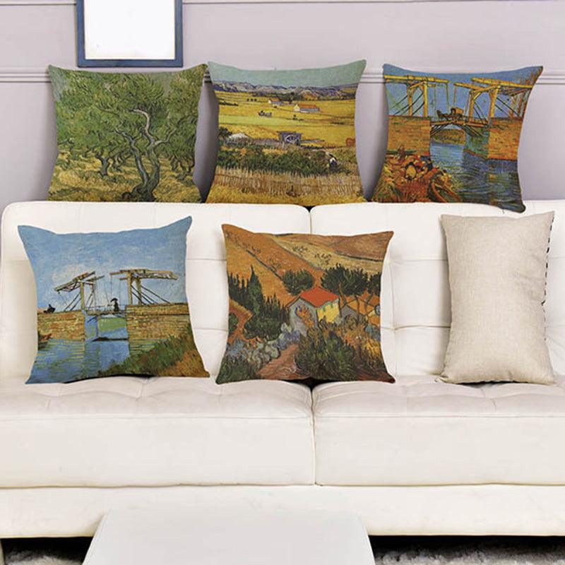 Van Gogh Paintings Inspired Pillow Case - Art Store