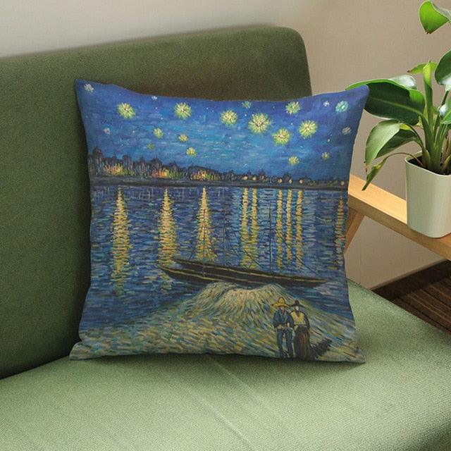 Van Gogh Paintings Inspired Pillow Case - Art Store