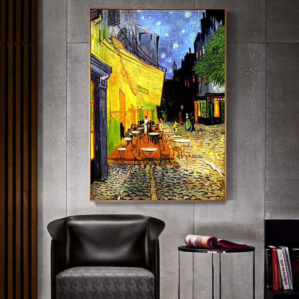 Van Gogh 'Cafe Terrace At Night' Wall Art - Art Store