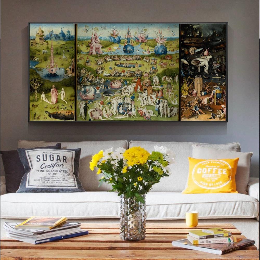 Hieronymus Bosch 'Garden of Earthly Delight' Wall Art - Art Store