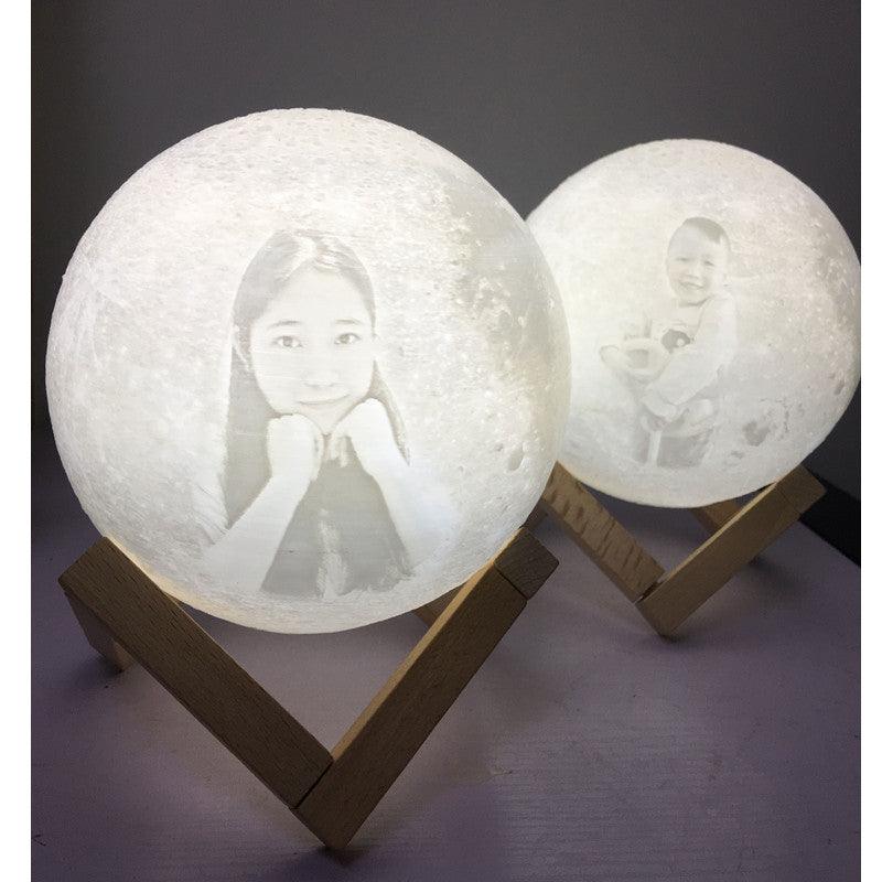 Personalized, Customized 3D Moon Lamp - Art Store