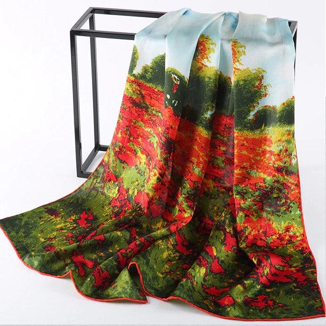 Famous Oil Paintings Inspired Silk Scarves - Art Store