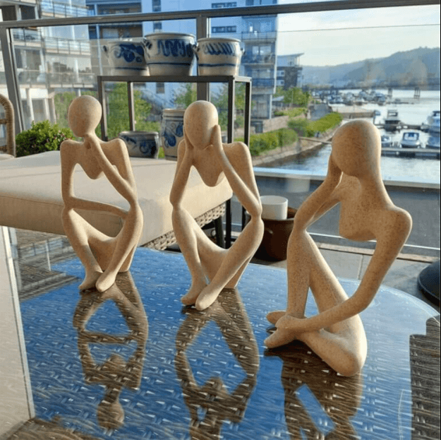 Abstract Thinkers Sculptures - PAP Art Store