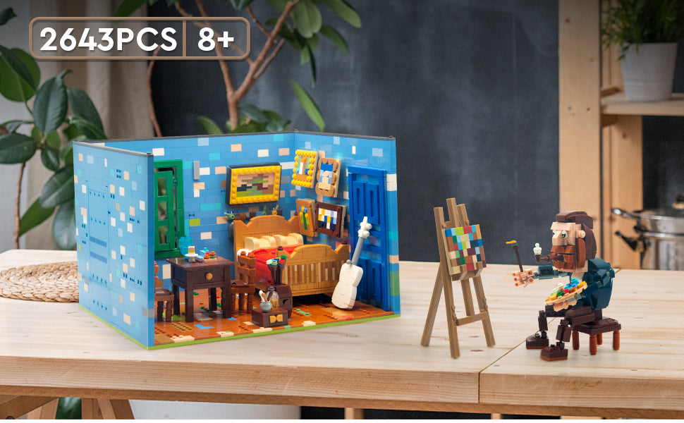 Van Gogh's Bedroom in Arles Building Blocks Set